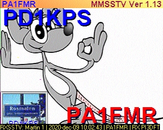 PA1FMR: 2020-12-09 de PI3DFT