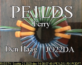 PE1LDS: 2020-12-14 de PI3DFT