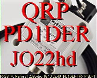 PD1DER: 2020-12-16 de PI3DFT