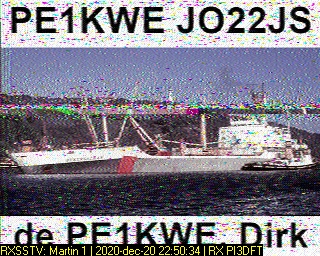 PE1KWE: 2020-12-20 de PI3DFT