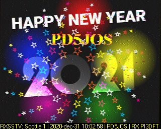 PD5JOS: 2020-12-31 de PI3DFT