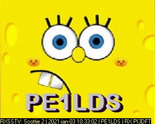 PE1LDS: 2021-01-03 de PI3DFT