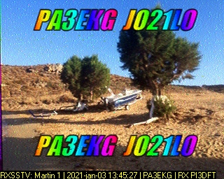 PA3EKG: 2021-01-03 de PI3DFT