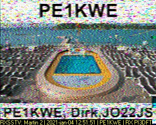 PE1KWE: 2021-01-04 de PI3DFT