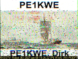 PE1KWE: 2021-01-08 de PI3DFT