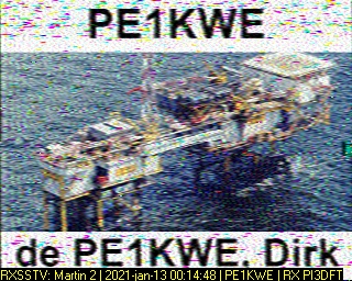 PE1KWE: 2021-01-13 de PI3DFT
