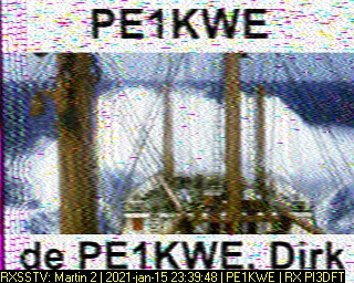 PE1KWE: 2021-01-15 de PI3DFT