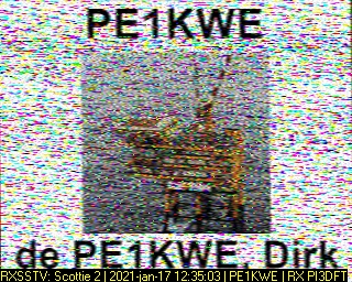PE1KWE: 2021-01-17 de PI3DFT