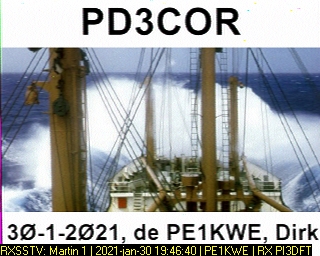PE1KWE: 2021-01-30 de PI3DFT