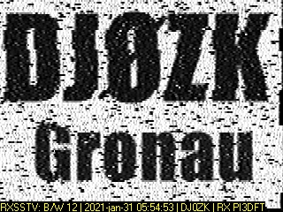 DJ0ZK: 2021-01-31 de PI3DFT