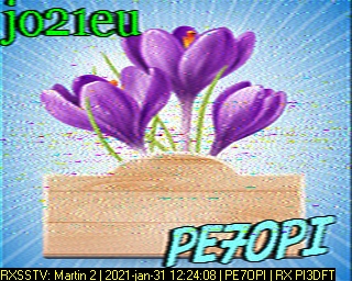 PE7OPI: 2021-01-31 de PI3DFT