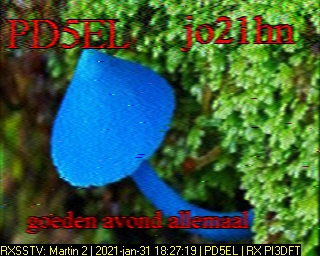 PD5EL: 2021-01-31 de PI3DFT