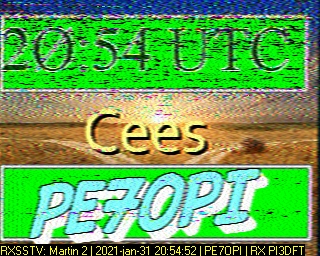 PE7OPI: 2021-01-31 de PI3DFT