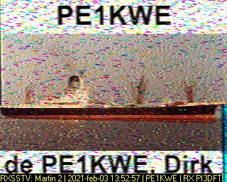 PE1KWE: 2021-02-03 de PI3DFT