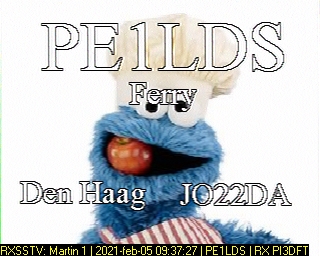 PE1LDS: 2021-02-05 de PI3DFT