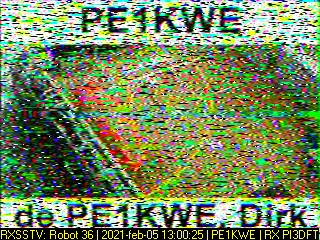 PE1KWE: 2021-02-05 de PI3DFT