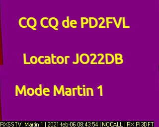 PD2FVL: 2021-02-06 de PI3DFT