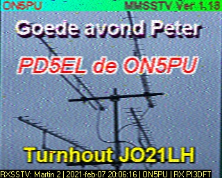 ON5PU: 2021-02-07 de PI3DFT