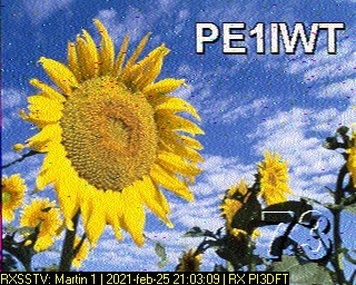 PE1IWT: 2021-02-25 de PI3DFT
