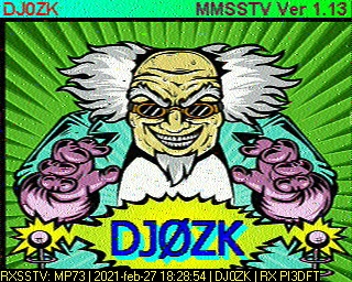 DJ0ZK: 2021-02-27 de PI3DFT