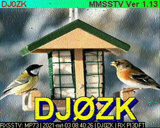 DJ0ZK: 2021-03-03 de PI3DFT