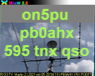 PB0AHX: 2021-03-05 de PI3DFT