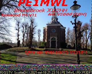 PE1MWL: 2021-03-18 de PI3DFT