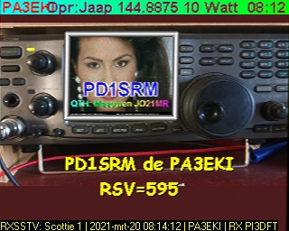 PA3EKI: 2021-03-20 de PI3DFT