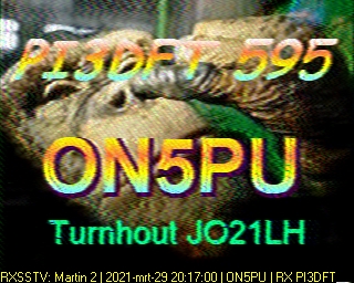 ON5PU: 2021-03-29 de PI3DFT