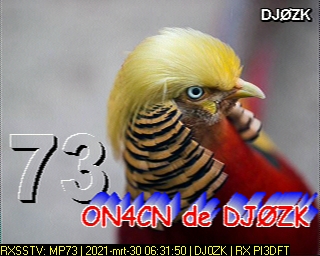 DJ0ZK: 2021-03-30 de PI3DFT