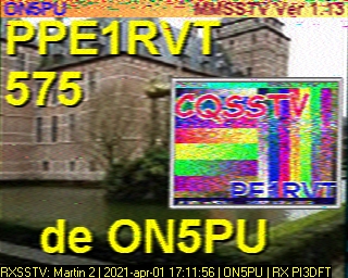 ON5PU: 2021-04-01 de PI3DFT