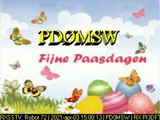 PD0MSW: 2021-04-03 de PI3DFT