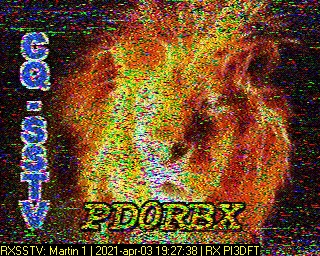 PD0RBX: 2021-04-03 de PI3DFT