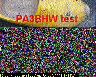 PA3BHW: 2021-04-04 de PI3DFT