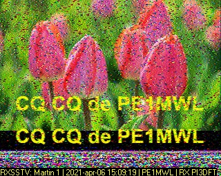 PE1MWL: 2021-04-06 de PI3DFT