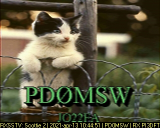 PD0MSW: 2021-04-13 de PI3DFT