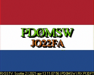 PD0MSW: 2021-04-13 de PI3DFT