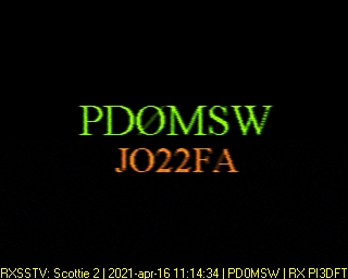 PD0MSW: 2021-04-16 de PI3DFT