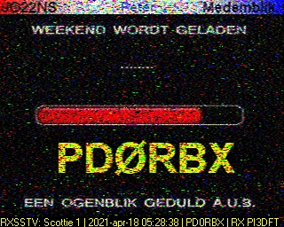 PD0RBX: 2021-04-18 de PI3DFT