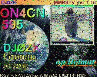 DJ0ZK: 2021-04-25 de PI3DFT