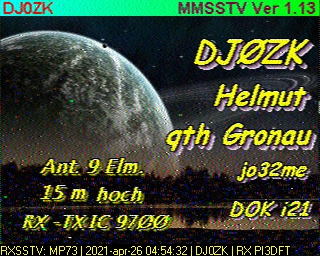 DJ0ZK: 2021-04-26 de PI3DFT