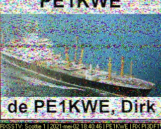 PE1KWE: 2021-05-02 de PI3DFT
