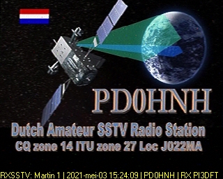 PD0HNH: 2021-05-03 de PI3DFT