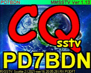 PD7BDN: 2021-05-16 de PI3DFT