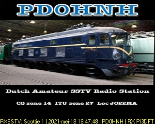 PD0HNH: 2021-05-18 de PI3DFT