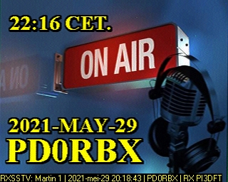 PD0RBX: 2021-05-29 de PI3DFT