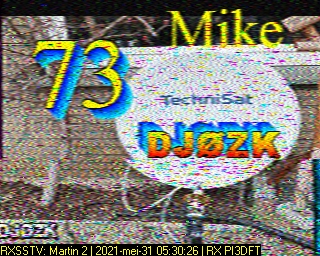 DJ0ZK: 2021-05-31 de PI3DFT