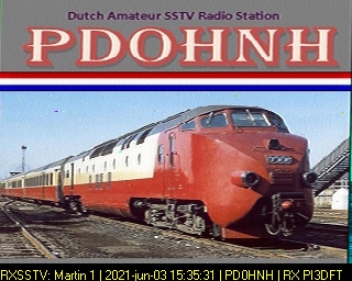 PD0HNH: 2021-06-03 de PI3DFT