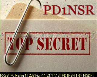 PD1NSR: 2021-06-11 de PI3DFT