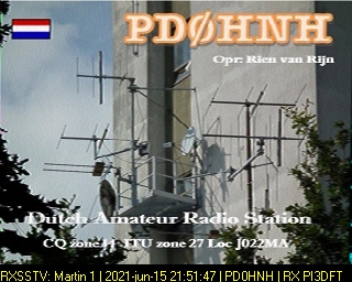 PD0HNH: 2021-06-15 de PI3DFT